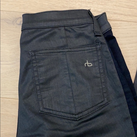 RAG & BONE black denim, size 24 - Picture 2 of 8